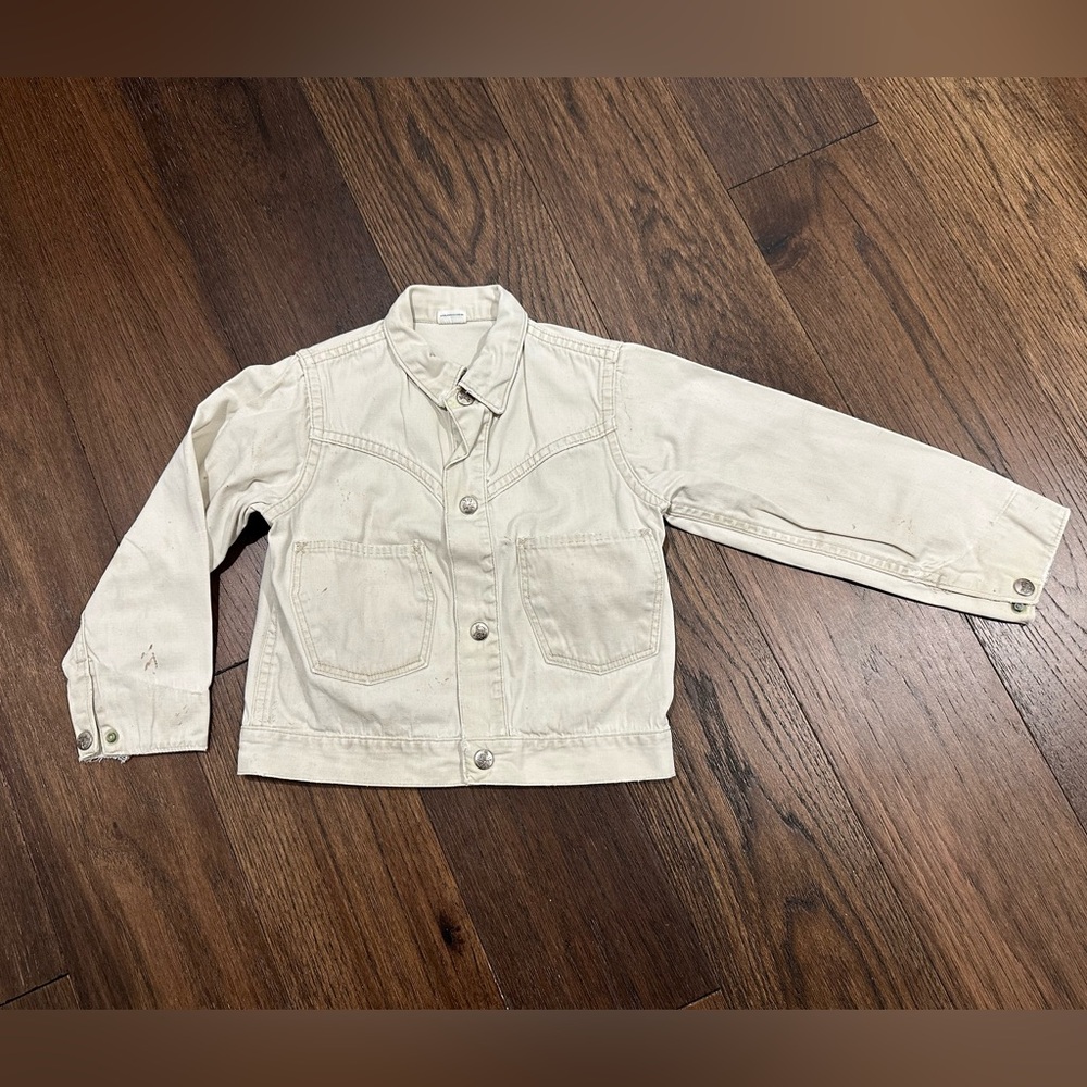 Vintage Sears Jean jacket cowboy buttons
